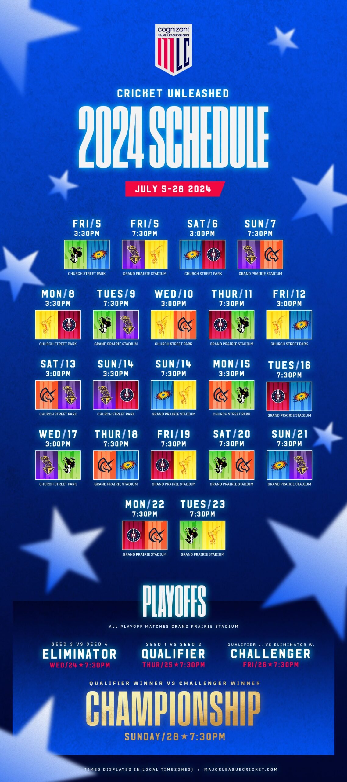 Schedule